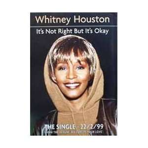  Music   Soul / RnB Posters Whitney Houston   Its Not 