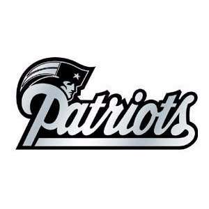  New England Patriots Silver Car Emblem