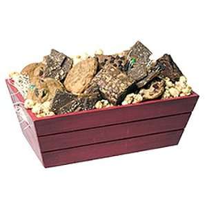   Crate Gift Basket of 18 Cookies, 12 Brownies, Buttercrunch & Popcorn