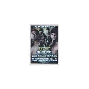  2009 Topps UFC Fight Poster (Trading Card) #UFC80   UFC 80/BJ Penn 