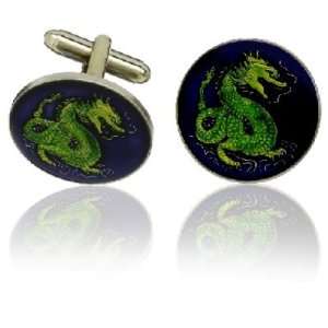  Chinese Dragon Coin Cuff Links CLC CL623 Jewelry