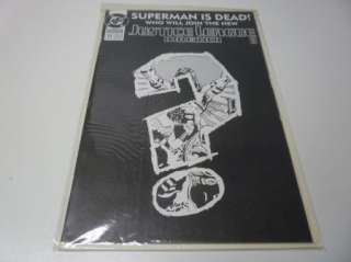   Justice League America SuperMan Is Dead Issue #71 Comic Book  
