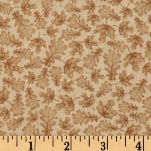  44 Wide Autumn Festival Tossed Leaves Cream Fabric By 