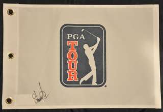 STUART APPLEBY Signed PGA Logo Screen Print Golf FLAG  