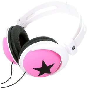  iHip IP VOGUE P Star Vogue Style Stereo Headphones (Pink 