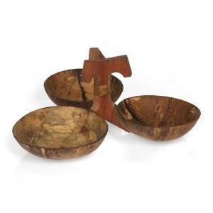  Coconut Shell Bowl 3 Compartment Dont Toss It  Fair 