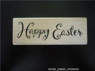 NEW Rubber Stamp~HAPPY EASTER~Look @pics  