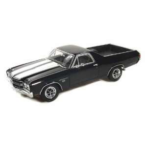  1970 Chevrolet El Camino SS 396 1/18 Black w/ White 