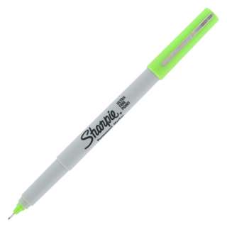 12 Sharpie Permanent Markers Ultra Fine Lime Green New 071641371446 