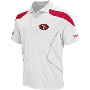  49ers Reebok 2011 Sideline White Team Polo Shirt