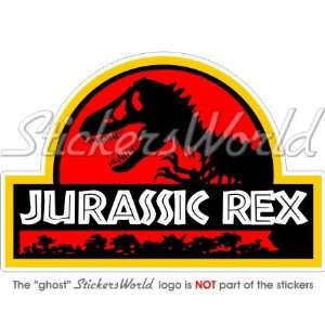 JURASSIC REX Tyrannosaur Dinosaur 5,5 (140mm) Vinyl Bumper Sticker 
