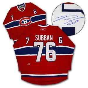 P.K. SUBBAN Montreal Canadiens SIGNED RBK Hockey Jersey 