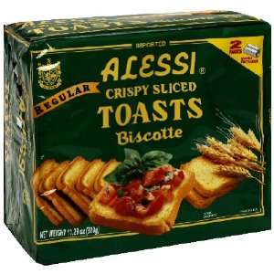 Alessi, Crispy Toast Regular, 11 Ounce Grocery & Gourmet Food