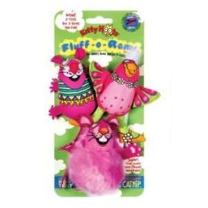  Kitty Hoots Fluff O Rama Cat Toy 3 Pack