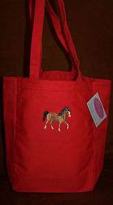 Cute Arabian Horse New Custom Canvas BagEdge Tote Bag  