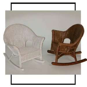  Designs 4865 R AW Child Full Woven Rocker in Antique Brown 4865 R AW 