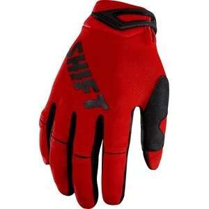  SHIFT REED REPLICA MX/OFFROAD GLOVES RED LG Automotive