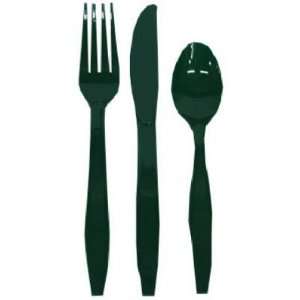  Converting Inc 81658 Hunter Green Deluxe Plastic Knives Ct 