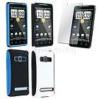 For HTC EVO 4G Black TPU Case+DC Charger+Privacy Guard  