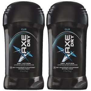 Axe Dry Invisible Solid Antiperspirant & Deodorant for Men Clix 2.7 oz 