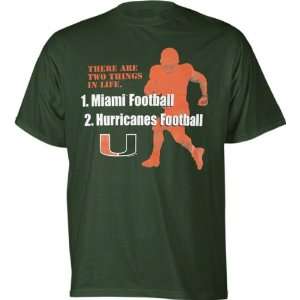   Hurricanes Youth Green Only Two Things T Shirt