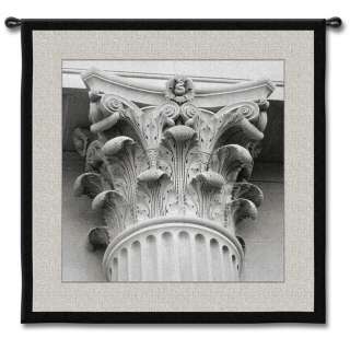 GREEK COLUMNS ARCHITECTURAL ART TAPESTRY WALL HANGING S  