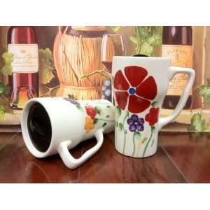  Fleur De Lis Ceramic Mug 6 1/4H, 80188 by ACK Kitchen 