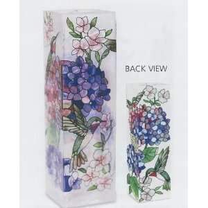    Hummingbird & Hydrangea   Vase by Joan Baker