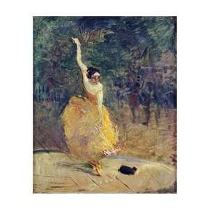  The Spanish Dancer by Henri de Toulouse Lautrec . Art 