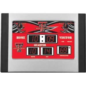  Texas Tech Red Raiders Alarm Clock Scoreboard