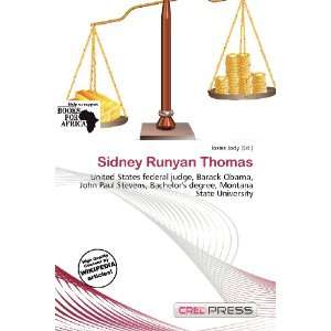  Sidney Runyan Thomas (9786200958594) Iosias Jody Books