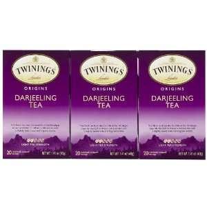 Twining Tea Darjeeling Tea Bags, 3 pk Grocery & Gourmet Food
