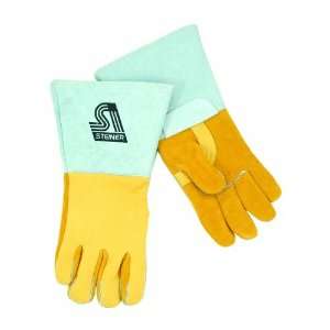 Steiner 8502M Premium Welding Gloves, Saddle Elk skin, Foam Lined Back 