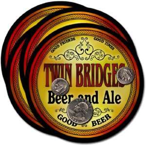 Twin Bridges, MT Beer & Ale Coasters   4pk