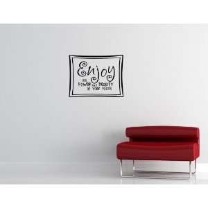   YOUTH Vinyl wall lettering stickers quotes and sayings home art decor