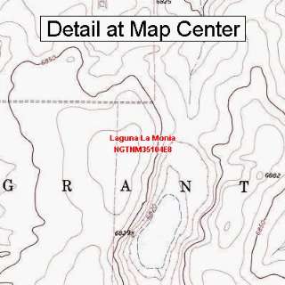  USGS Topographic Quadrangle Map   Laguna La Monia, New 