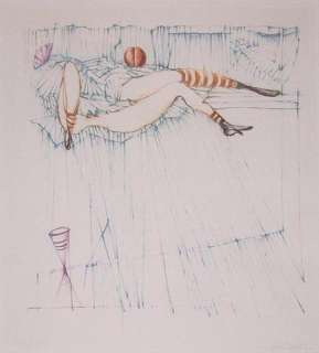 Hans Bellmer Leida Original Etching S/N  