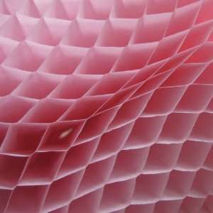    Old Fashioned Honeycomb Paper in Pink ~ 1 Sheet