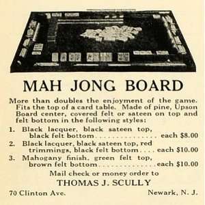  Jong Board Game Thomas Scully Newark New Jersey Upson Card Fun Pine 