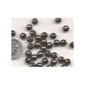  Gun Metal Plated 6mm Round Beads Arts, Crafts & Sewing