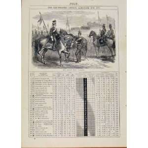  British Army Lancers Horse July Events Diary Print