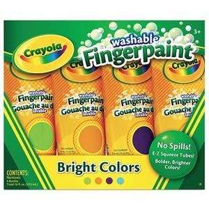  S&S Worldwide Crayola® Finger Paint, Secondary Colors 