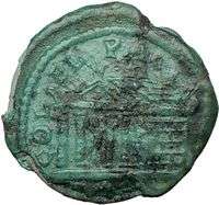 GORDIAN III 238AD Deultum in Thrace 3D Tyche Temple Authentic Genuine 