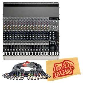 Mackie 1604 VLZ3 16 Channel Compact Mixer Bundle with Stagg 8 Channel 