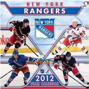  Jf Turner New York Rangers 2012 12X12 Wall Calendar 12In X 