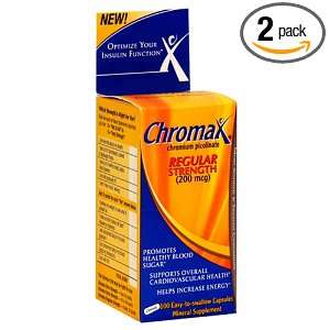 Chromax Chromium Picolinate, Regular Strength, Easy to Swallow, 100 