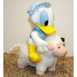   Duck Riding on Baby Lamb 11 Plush Doll Mint with Tags Toys & Games