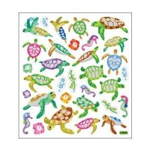  Tattoo King Multi Colored Stickers Sea Turtles; 6 Items 