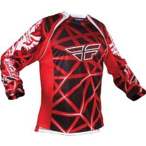 Fly Racing Evolution Youth Boys Dirt Bike Motorcycle Jersey   Red 