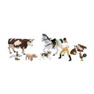  Farm Animals and Friends Figure Set Toys & Games